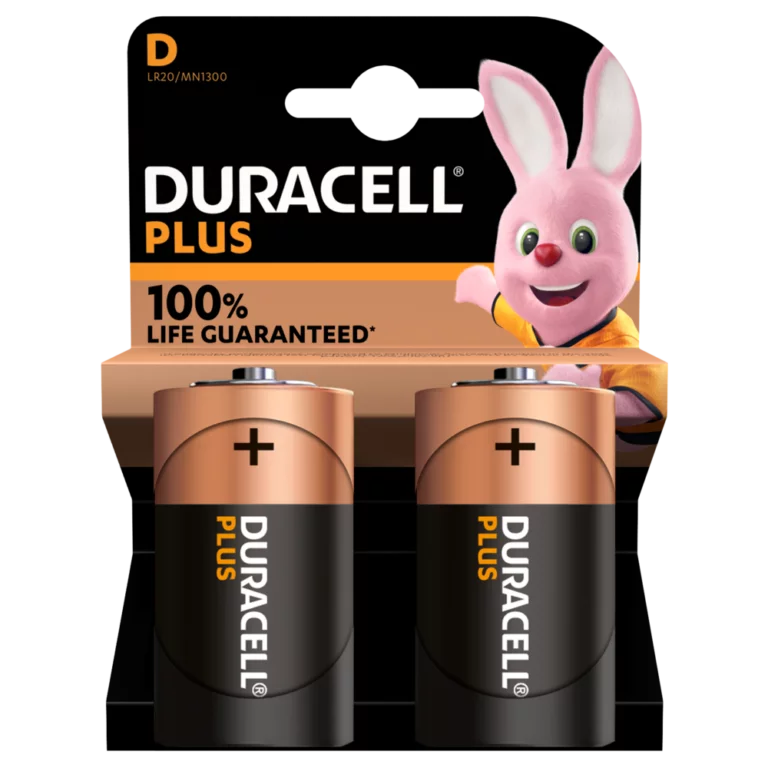 DURACELL D-CELL Battery (EACH / 1 x Battery & NOT per pack) (AUTOMATIC TOUCH-FREE PAPER TOWEL DISPENSERS REQUIRE x4 BATTERIES)