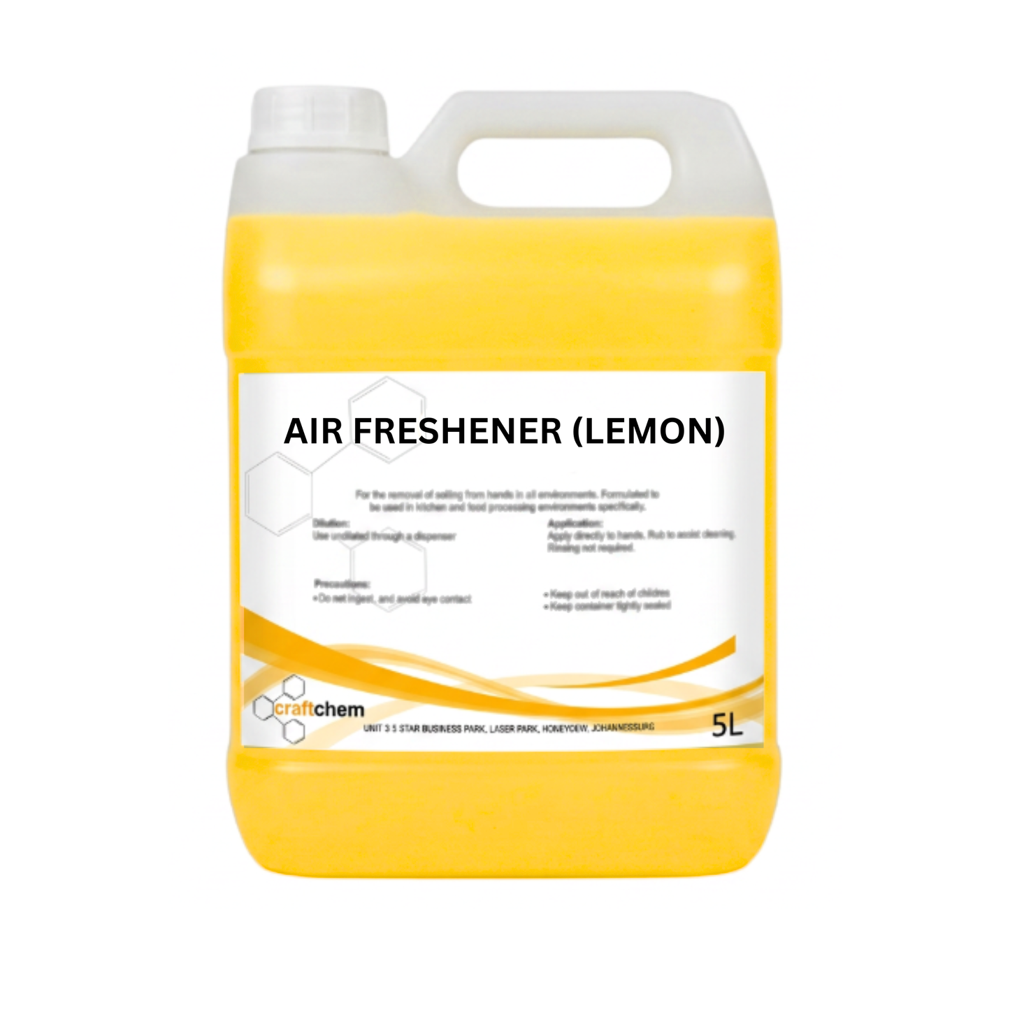 Air Freshener Lemon Concentrated Odour Neutraliser 5L (PROFESSIONAL RANGE)