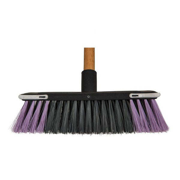 Arrow Plastic Back SCREW FIT FLAGGED Broom Complete (SOFT BRISTLE)