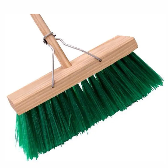 Arrow 380mm Polybass Giant Coloured Broom (HARD BRISTLE)