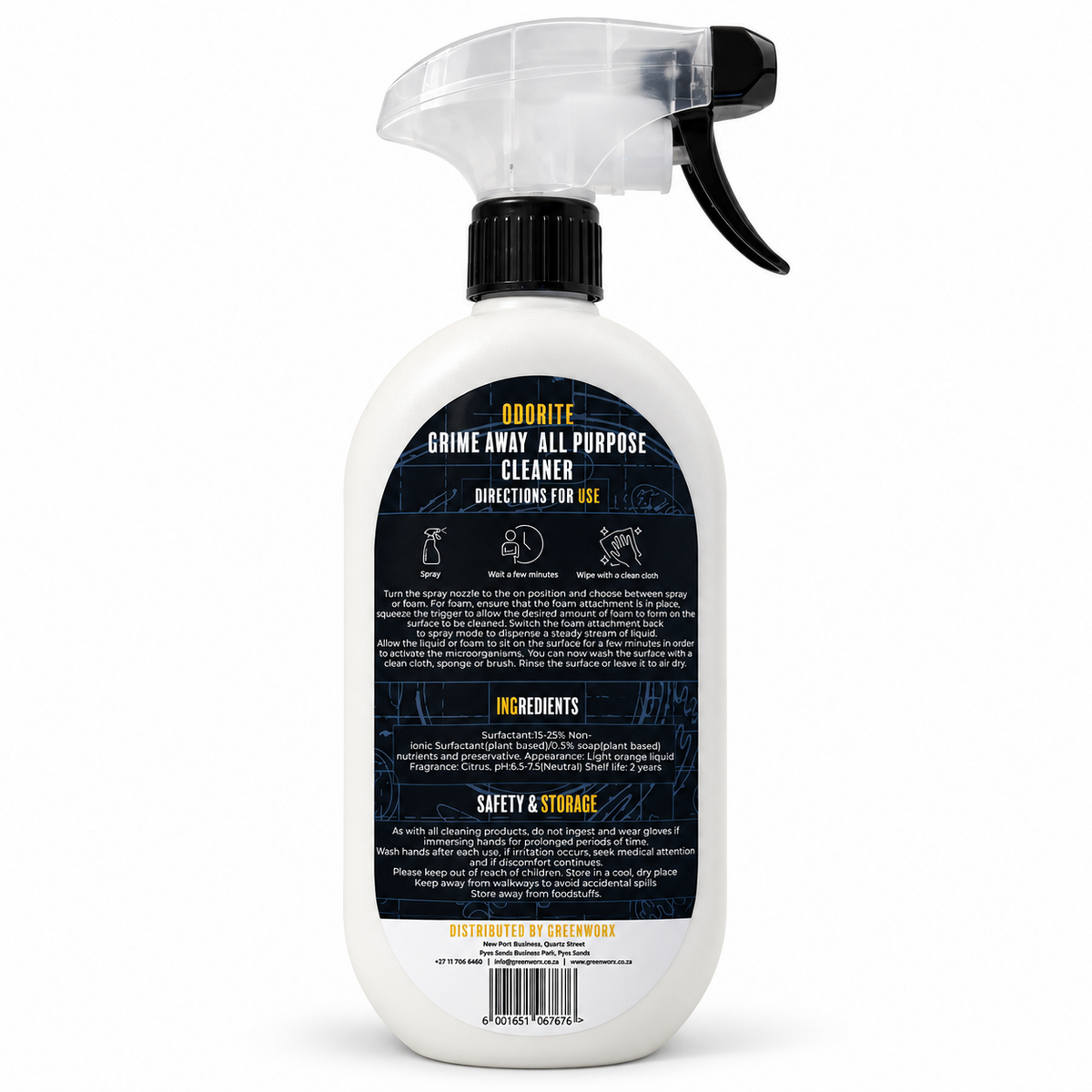 Odorite Grime Away - All Purpose Cleaner 500ml