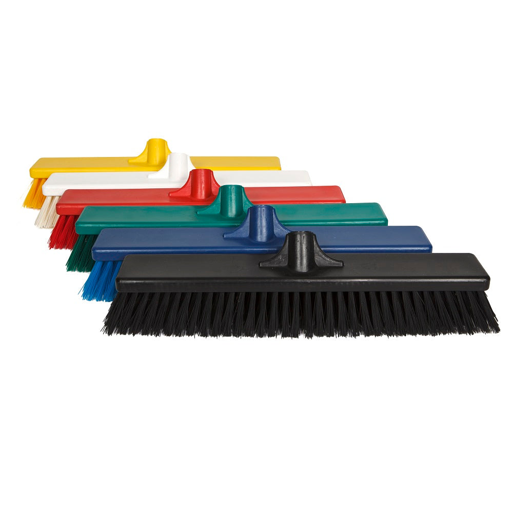 450mm Arrow HYGIENE Broom Head ONLY (SOFT BRISTLE) (THREADED HANDLE SOLD SEPERATELY)