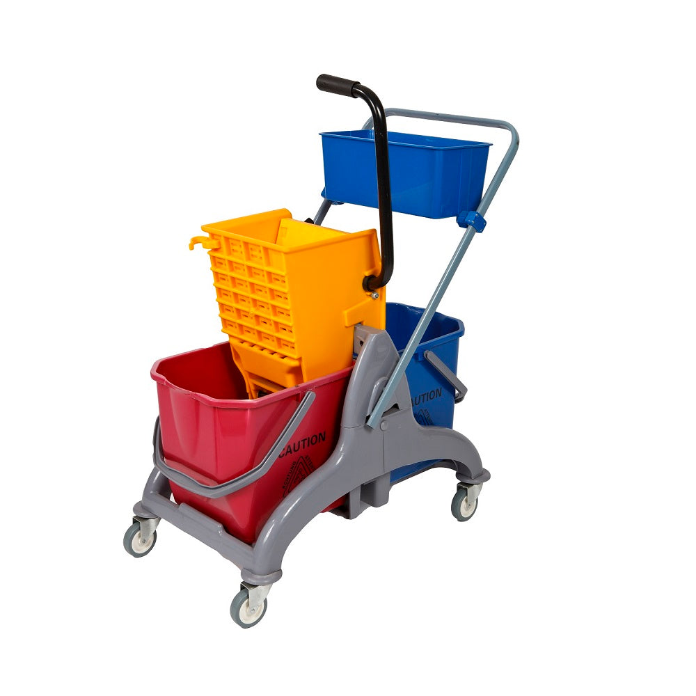 E-line Trolley Saul Double Bucket & Wringer