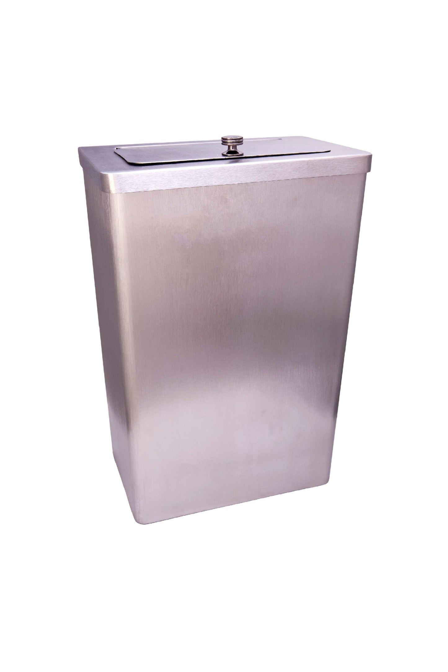 15L Sanitary Towel Bin with Double-Flap System (STAINLESS STEEL) (33cm x 28cm x 18cm)