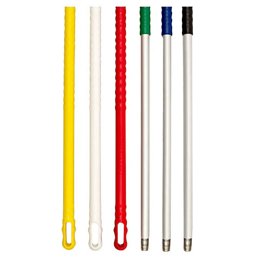 Prism THREADED HYGIENE Aluminium Handle with Over-moulded Top & Aluminium Bottom Thread (1.2m x 25mm)