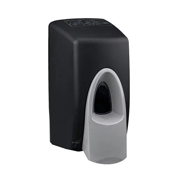 TICRA 400ml Seat & Handle Dispenser c/w Anti-Microbial Push Lever (Plastic) (LIFETIME WARRANTY ON WORKMANSHIP) (14cm x 11cm x 22cm)