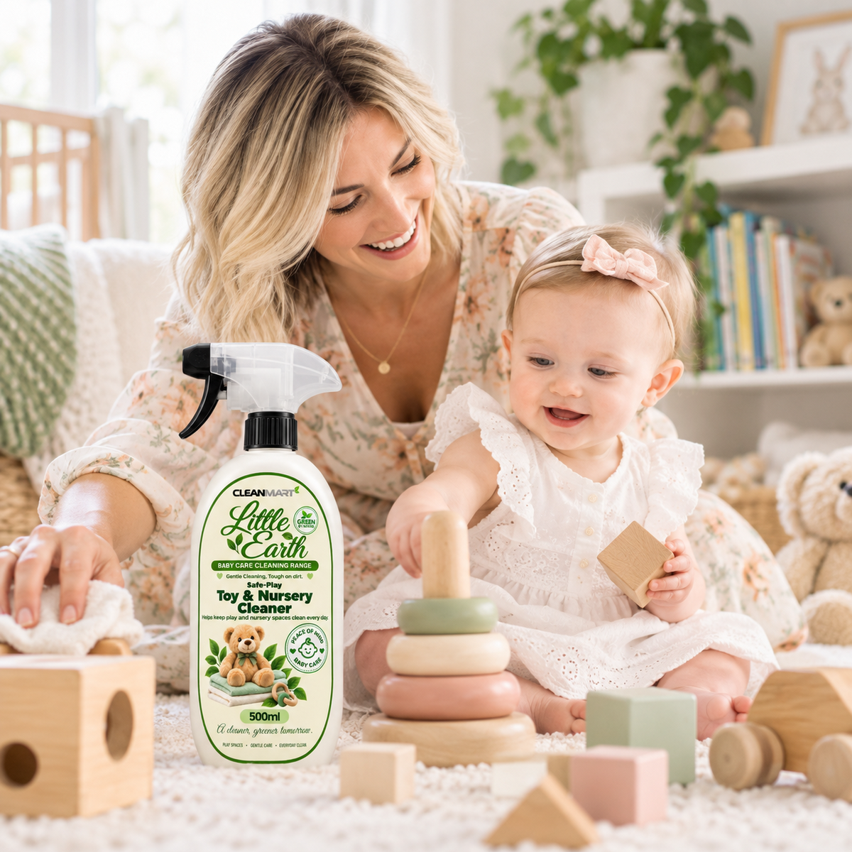 Little Earth Safe-Play Toy & Nursery Cleaner 500ml