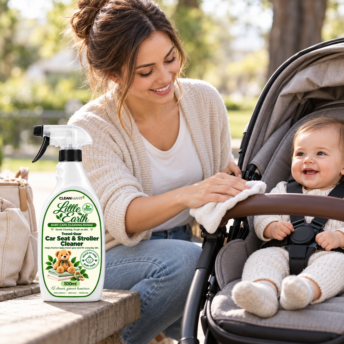 Little Earth Travel-Gear Car Seat & Stroller Cleaner 500ml