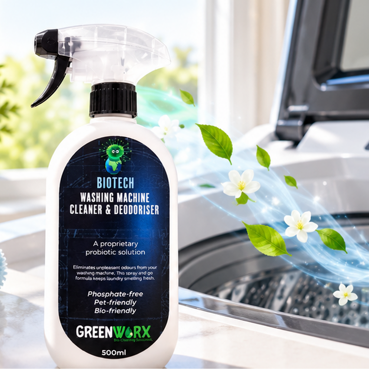Bio Tech Washing Machine Cleaner & Deodoriser 500ml