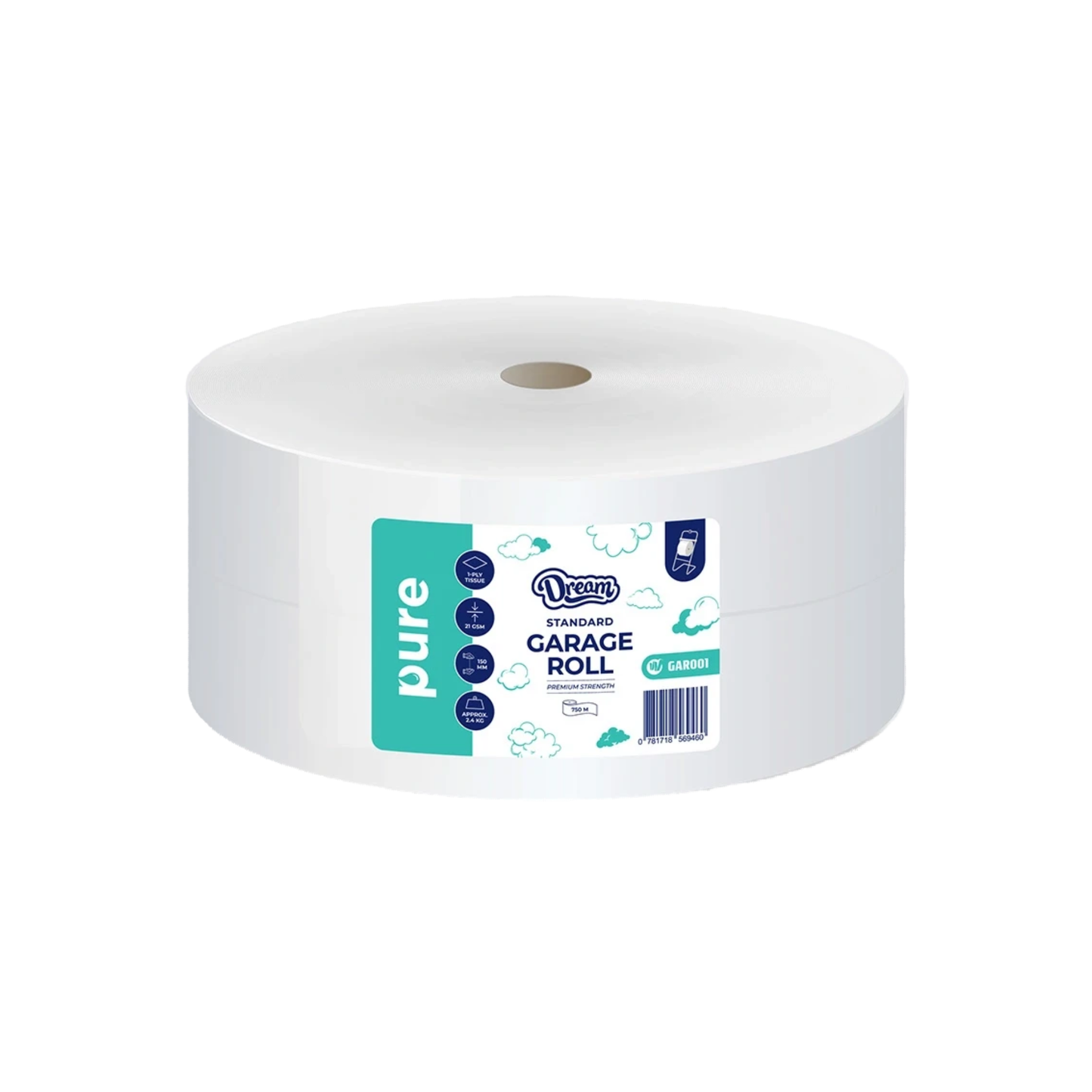 Dream PURE Garage Rolls (FIT ON WALL- & FLOOR STAND)