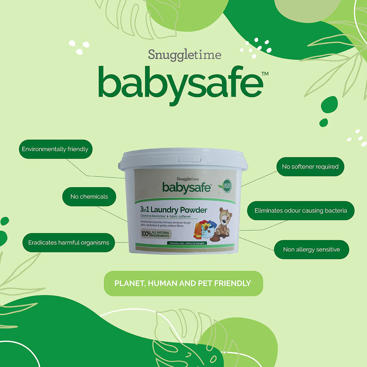 Babysafe 3-in-1 Laundry Powder 2.5kg