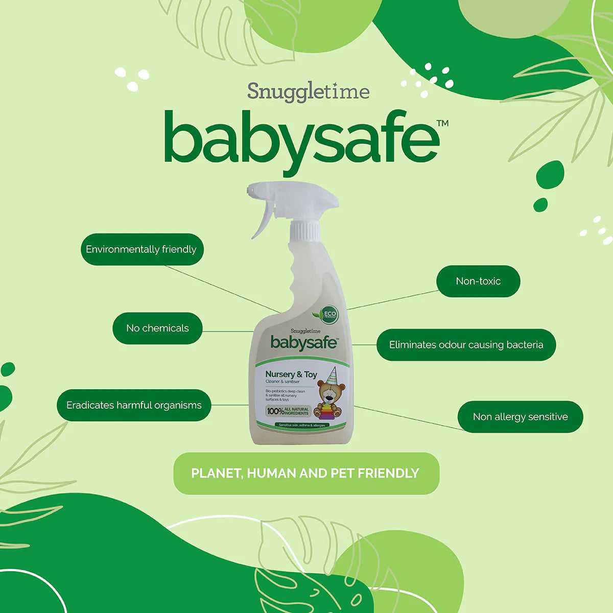 Babysafe Nursery and Toy Cleaner & Sanitiser 500ml