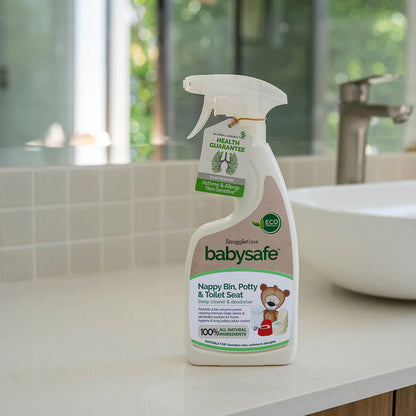 Babysafe Nappy Bin, Potty & Toilet Seat Deep Cleaner & Deodoriser 500ml