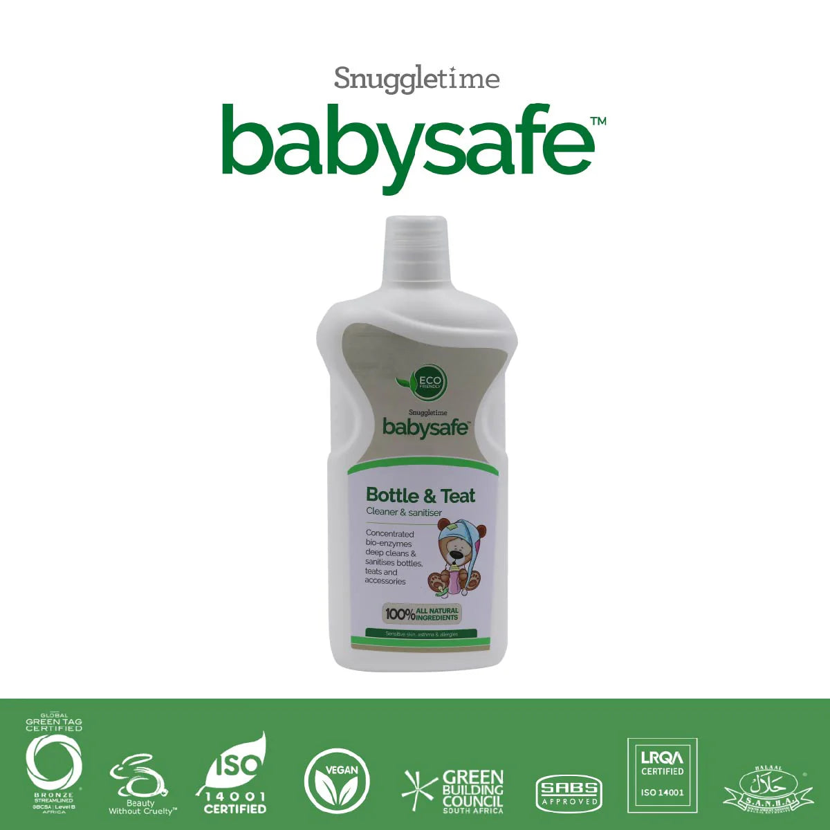 Babysafe Bottle & Teat Cleaner and Sanitiser 500ml