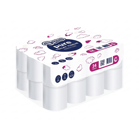 Dream PREMIUM Single Ply PURE Toilet Tissue (Pack of 24)