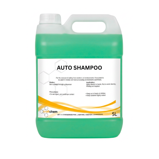 Auto Shampoo Concentrated Vehicle Wash & Foam Detergent 5L (PROFESSIONAL RANGE)