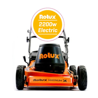 Rolux Magnum X 2.2kW ELECTRIC Lawnmower (INCLUDES 30M X 1.5MM 2 CORE 16AMP SK PLUG CABLE)