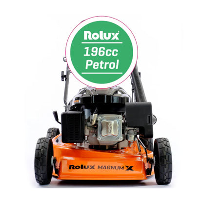 Rolux Magnum X Loncin PETROL 196cc Lawnmower (SUPPLIED WITH ROLUX 4-STROKE OIL 500ML)