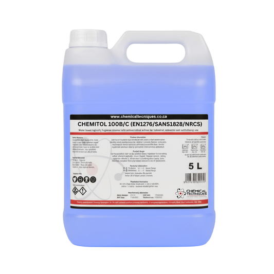 Chemitol 100B/C Food-Grade Heavy-Duty All-Surface Disinfectant 5L (PROFESSIONAL RANGE - EN1276 & SANS1853 Certified)