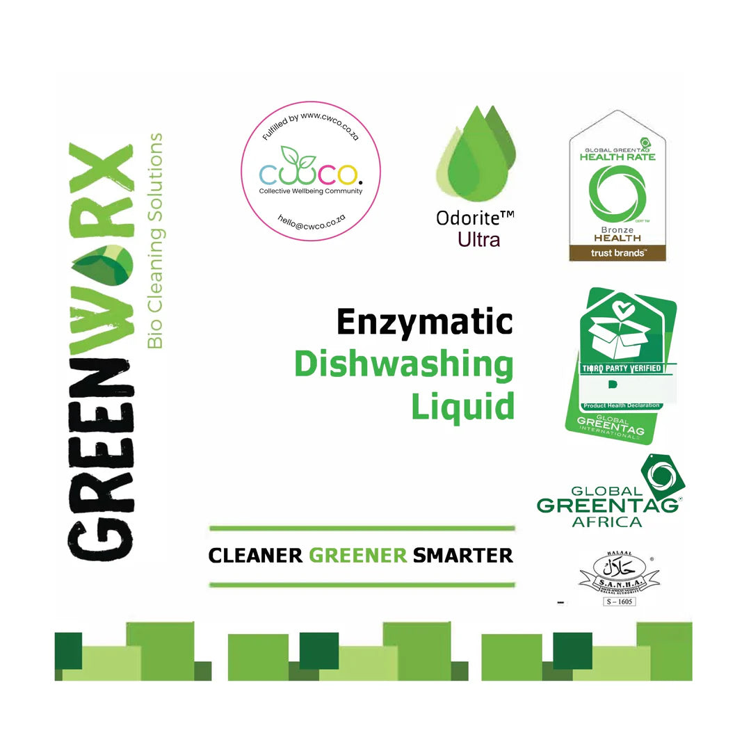 Odorite Ultra Enzymatic Dishwashing Liquid 5L