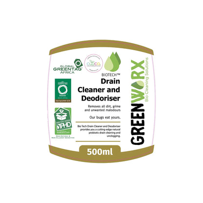 Bio Tech Drain Cleaner & Deodoriser 500ml