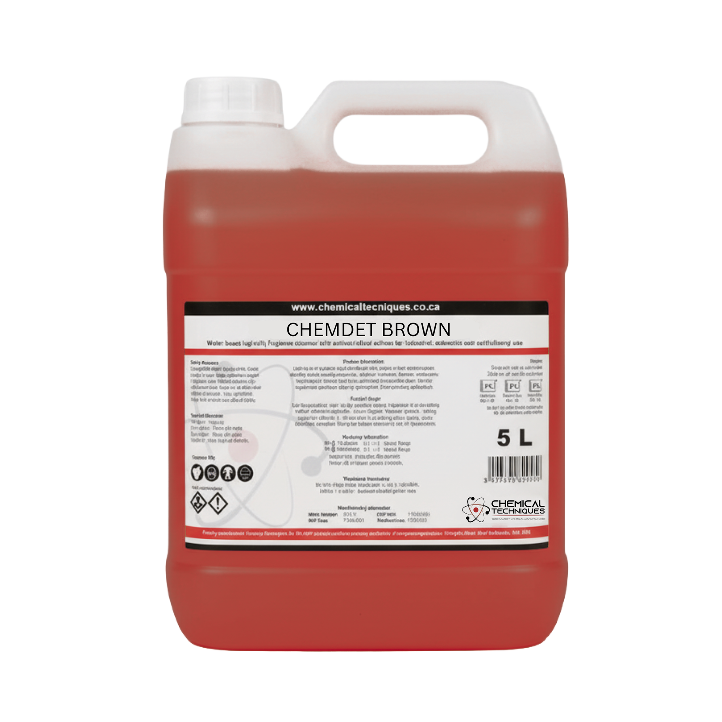 Chemdet Brown Premium Non-Fragranced Neutral Detergent & All-Purpose Cleaner 5L (PROFESSIONAL RANGE)