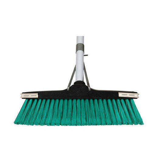 Arrow DELUXE Broom FLAGGED Complete (PVC COATED METAL HANDLE)