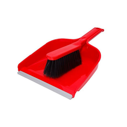 Plastic Dustpan & Brush Set