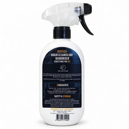 Bio Tech Drain Cleaner & Deodoriser 500ml