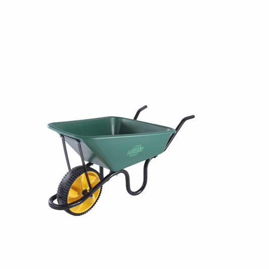 LASHER Falcon Concrete Poly Pan Sand Master Wheelbarrow (70L) (SHIPPED CKD - FLAT PACKED)