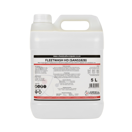 Fleetwash HD SANS1828 Food-Grade Concentrated High Foam Auto Shampoo 5L (PROFESSIONAL RANGE)