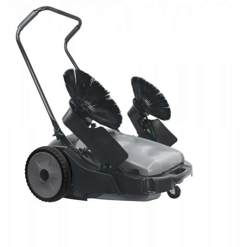 HS772 Manual Push Sweeper (40L) (HIGH PERFORMACE SWEEPER with ADJUSTABLE DUAL SIDE BRUSHES)