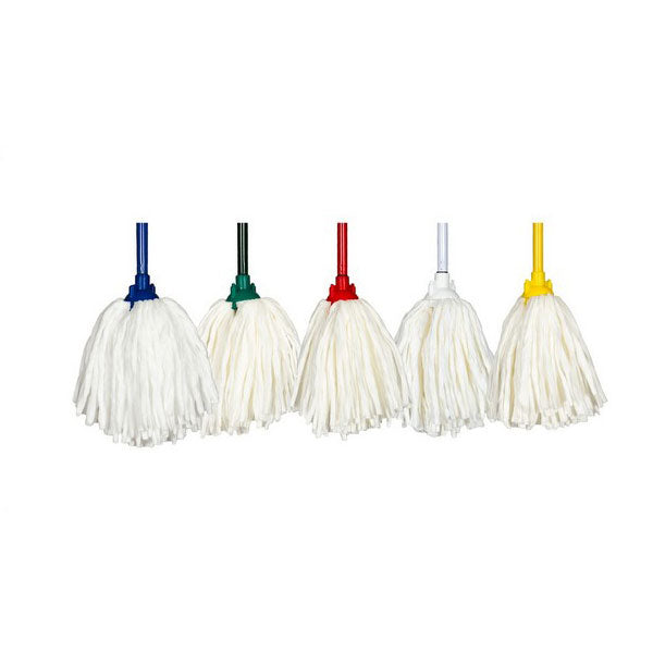 Promop HYGIENE (Spunlace) 250g Round Mop Head ONLY c/w Threaded Socket (SCREW FIT HANDLE SOLD SEPERATELY)