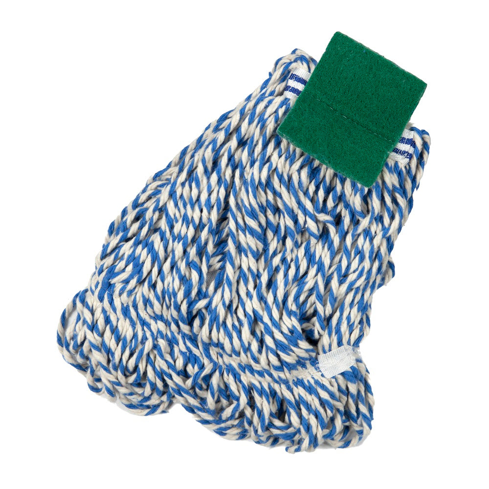 Promop 400g LOOPED Fan Mop Head ONLY (LOOPED YARN with Stitched Scourer) (CLIP HANDLE SOLD SEPERATELY)