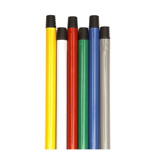 Powder Coated Handle with Metal Thread 1.2m x 22mm