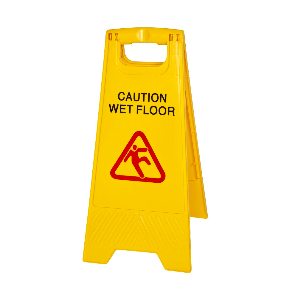 2 Piece ECONO Wet Floor Sign (61.5cm x 29cm)