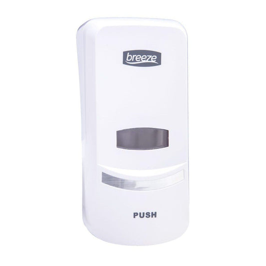 BREEZE 1L Commercial AUTOMATIC Wall-Mounted Hand Soap Dispenser (EXCLUDES BATTERIES - REQUIRES 4 X C-CELL TYPE)