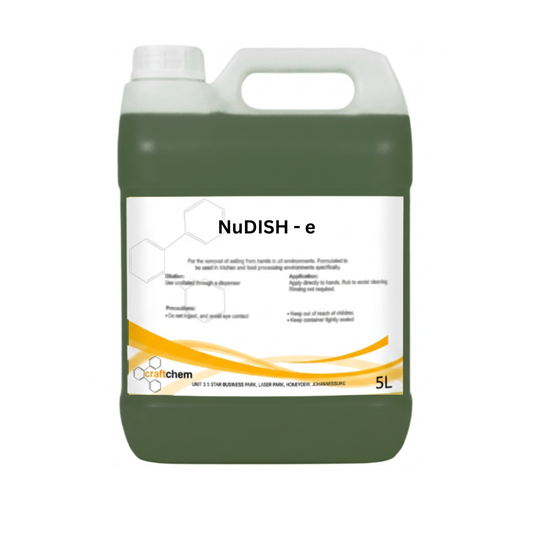 NuDISH-e Concentrated Dishwashing Liquid 5L (PROFESSIONAL RANGE)