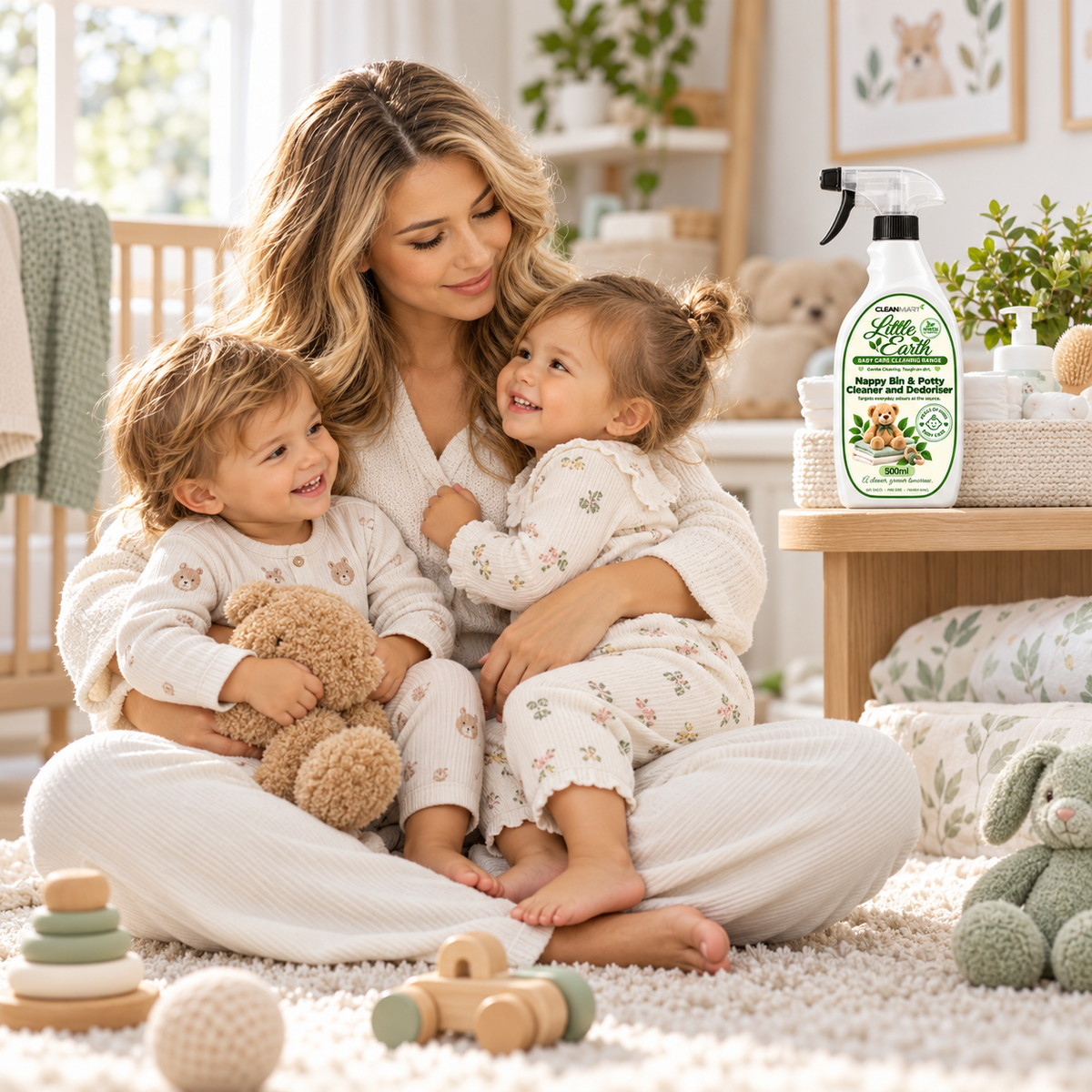 Little Earth Nappy Bin & Potty Cleaner and Deodoriser 500ml