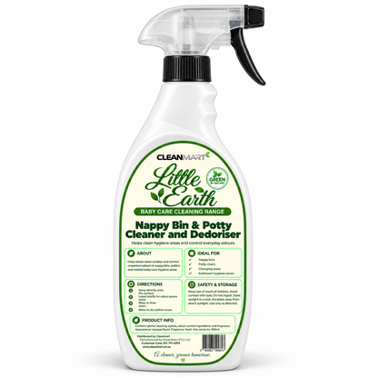 Little Earth Nappy Bin & Potty Cleaner and Deodoriser 500ml
