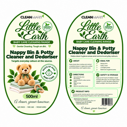 Little Earth Nappy Bin & Potty Cleaner and Deodoriser 500ml