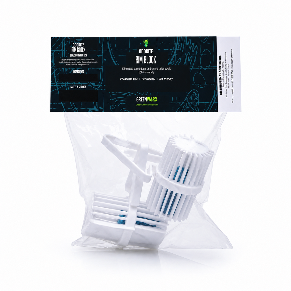 Odorite Toilet Rim Block (Pack of 2)
