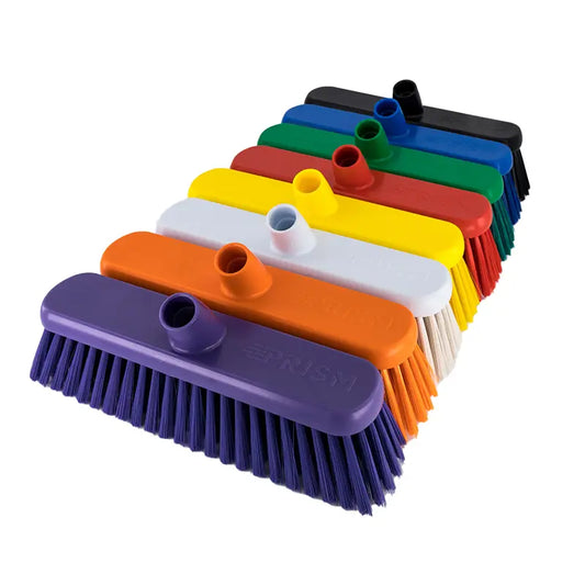 Prism 450mm HYGIENE Broom Head ONLY (SOFT BRISTLE) (THREADED HANDLE SOLD SEPERATELY)