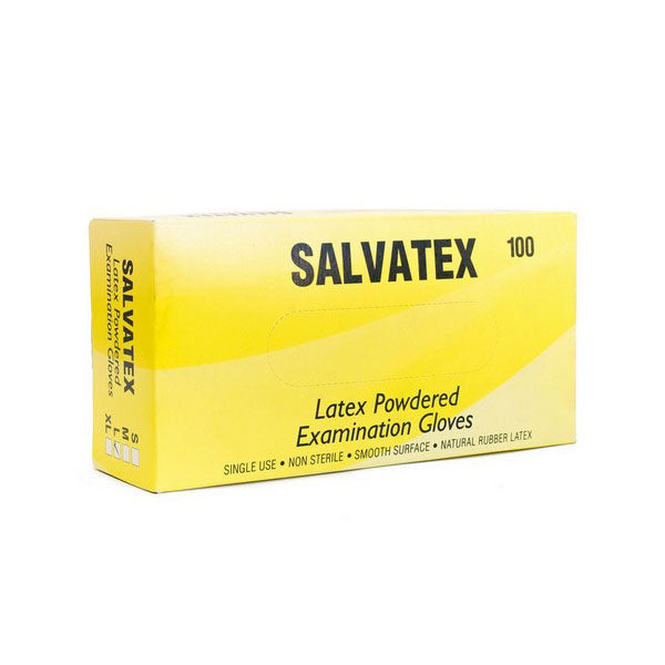 Powdered Latex Exam Gloves (Box of 100)