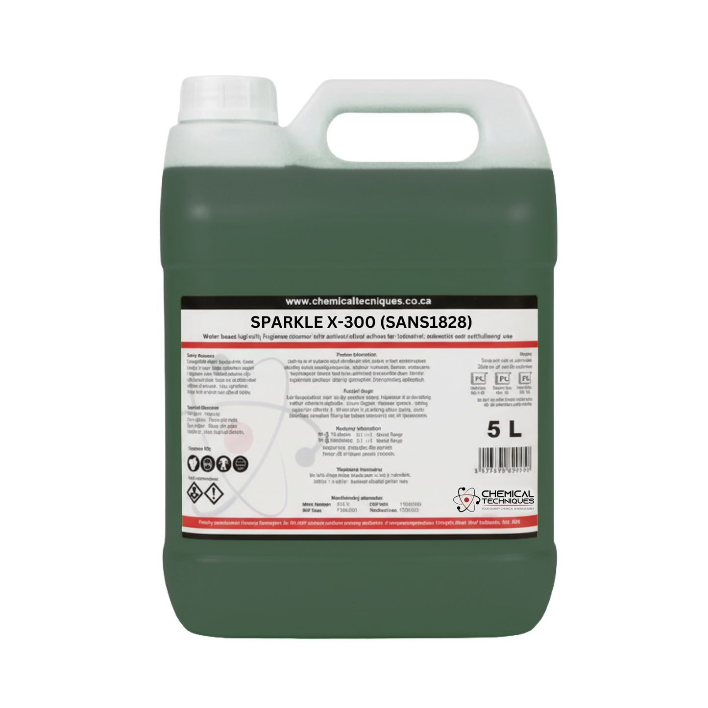 Sparkle X-300 SANS1828 Food-Grade Neutral Super Detergent & Dishwasher 5L (PROFESSIONAL RANGE)