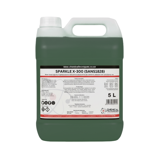 Sparkle X-300 SANS1828 Food-Grade Neutral Super Detergent & Dishwasher 5L (PROFESSIONAL RANGE)