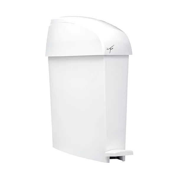 TICRA 12L Sanitary Bin (PLASTIC) (HANDS-FREE PEDAL OPERATION) (46.3cm x 14cm x 48cm)