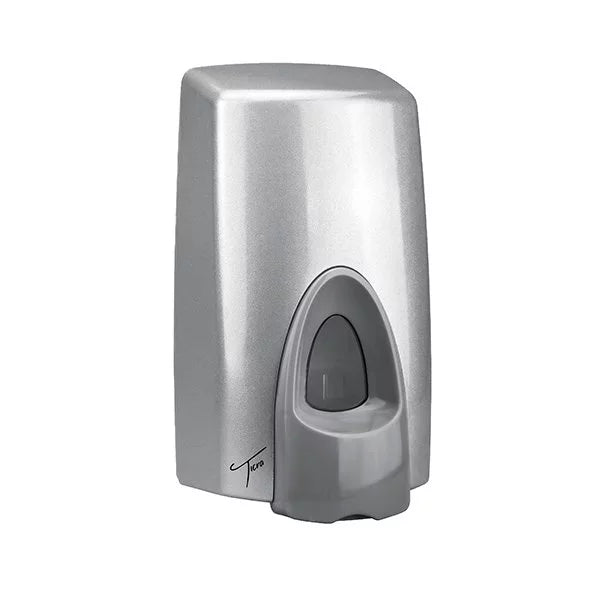 TICRA PURE 800ml Foam Soap Dispenser (PLASTIC) (ANTI-MICROBIAL PUSH LEVER) (LIFETIME WARRANTY ON WORKMANSHIP) (14cm x 13cm x 26.3cm)