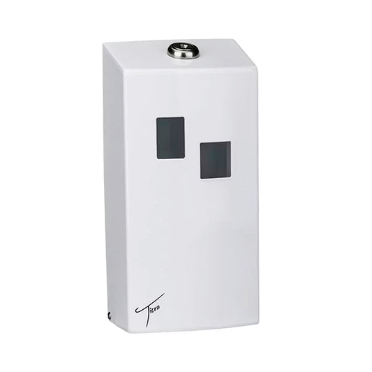 TICRA Air Freshener ANTI-THEFT BRACKET / LOCKABLE STEEL COVER ONLY (Pure WHITE MILD STEEL) (FITS: SKU1818144 - Plastic Air Freshener Dispenser)