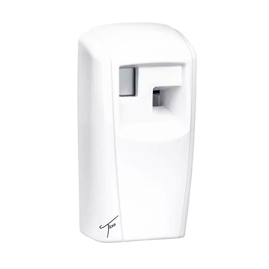 TICRA Programmable Air Freshener Dispenser (PLASTIC) (EXCLUDES BATTERIES - Requires 2 x C-Cell Type) (Dimensions: 16cm x 15.5cm x 24cm) (TAKES 75ML REFILL) (LIFETIME WARRANTY ON WORKMANSHIP)